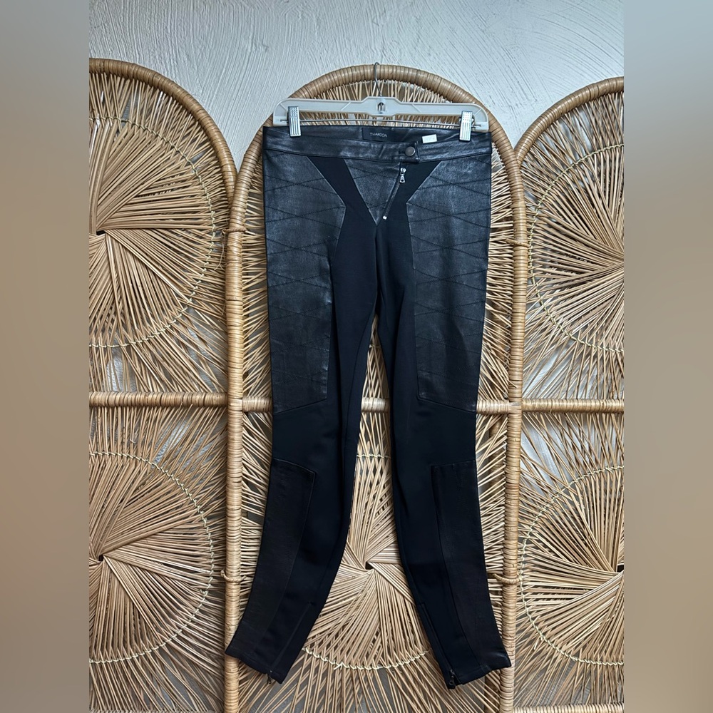 Thakoon Leather Skinny Pants